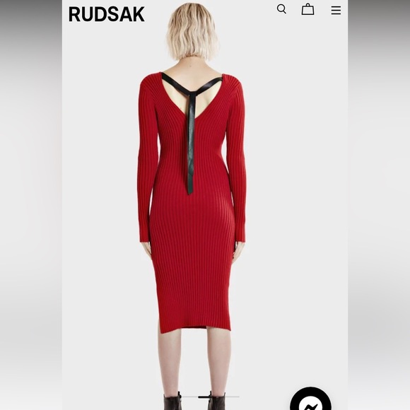 Rudsak Sisma dress in red NWT - Picture 2 of 7